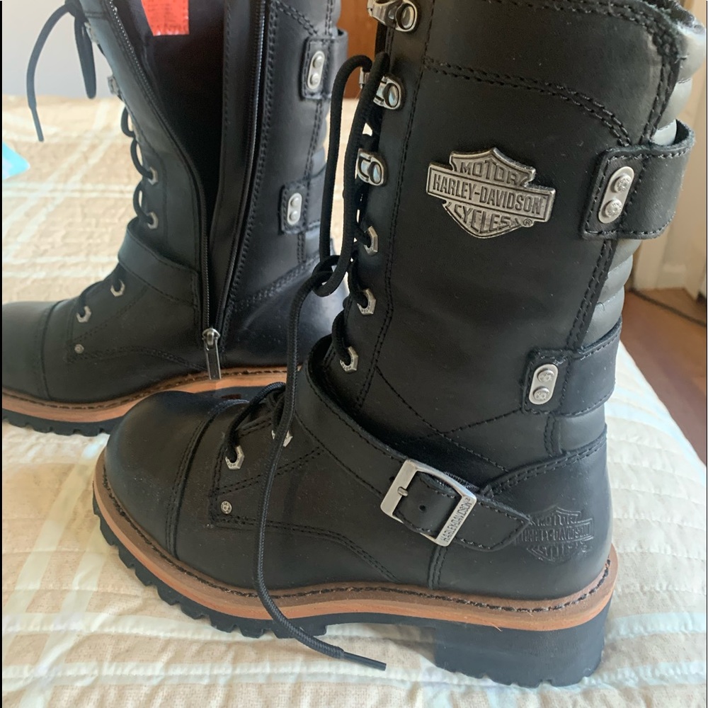 Women’s HARLEY Albara black leather boots